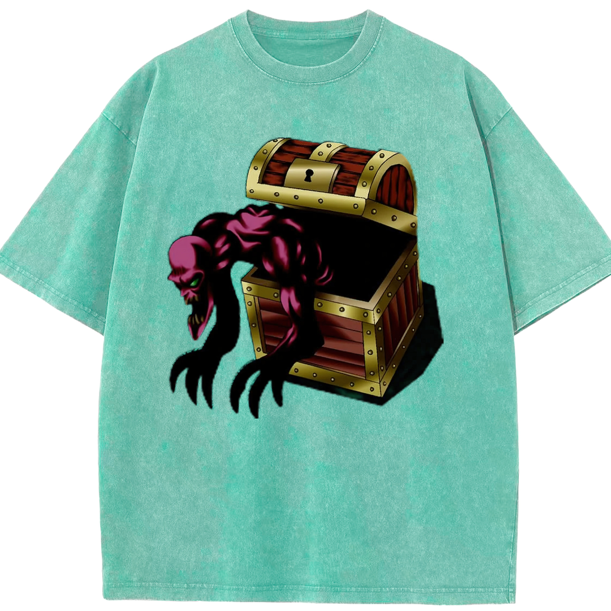 （画像用） 遊☆戯☆王 Yu-Gi-Oh! 綿100% ヴィンテージ風 半袖Tシャツ（フロントプリント）